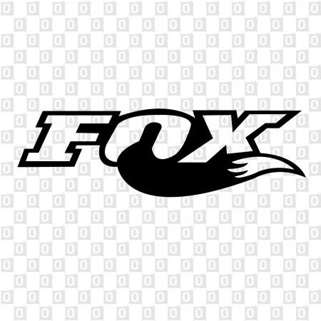 FOX Kontur Aufkleber 